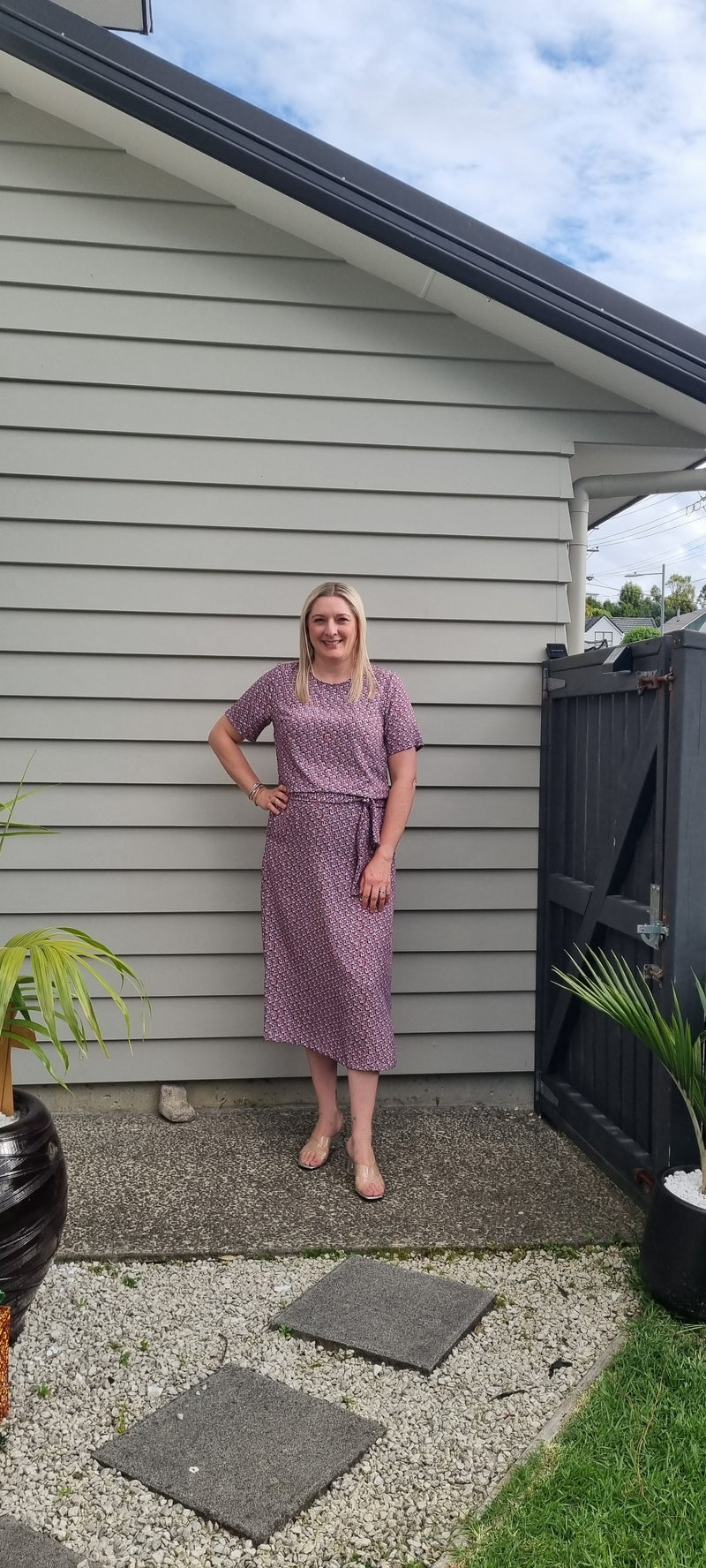 Emily Top, Lavender Floral