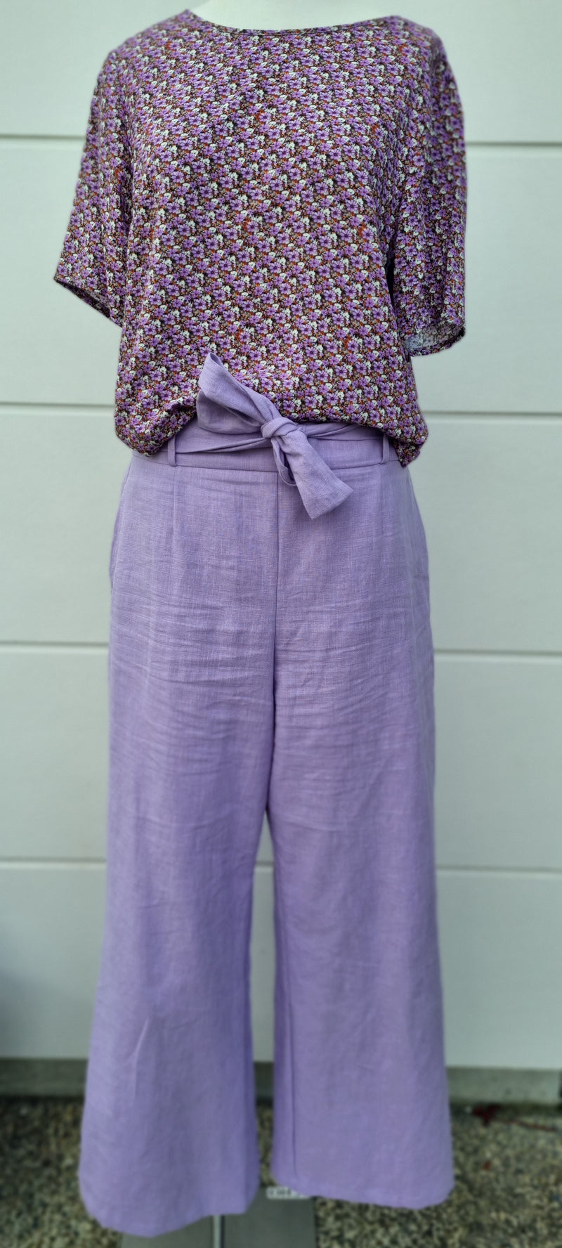 Emily Top, Lavender Floral