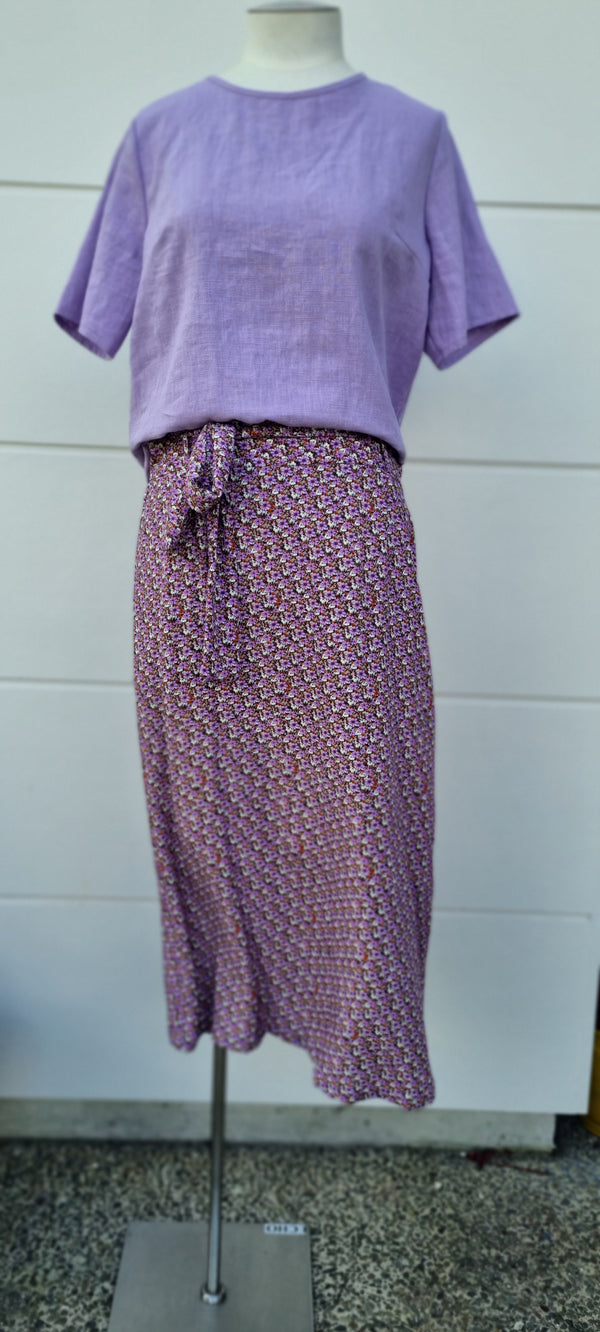 Cali Skirt - Lavendar Floral